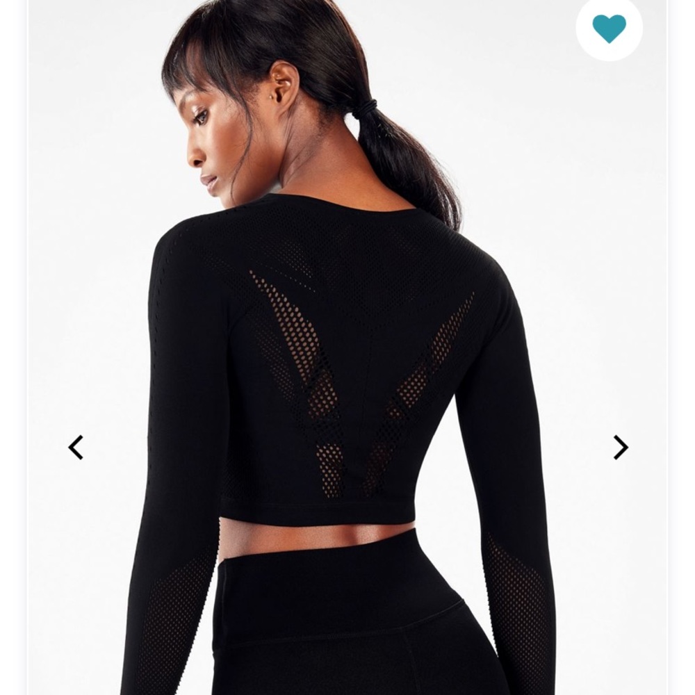 Sarah Sculptknit L/S Top - Black